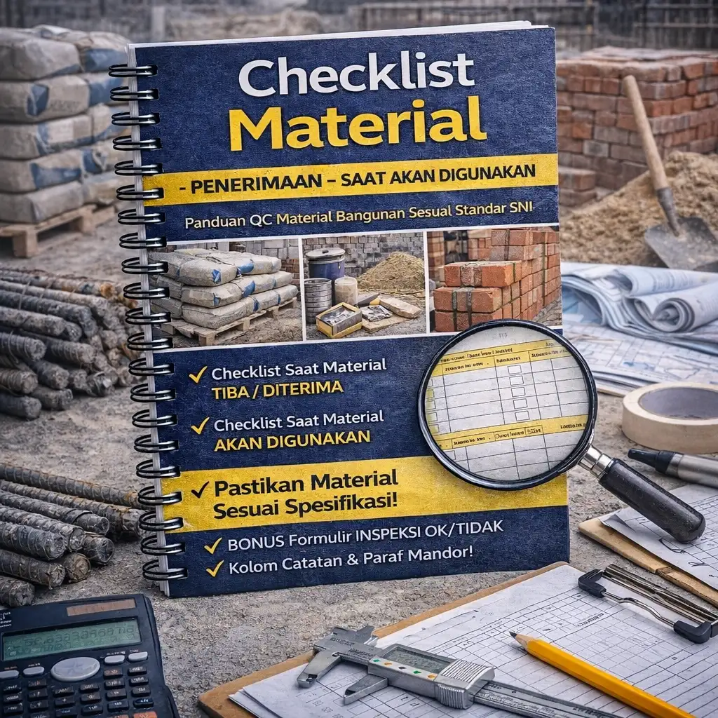 Checklist Material Proyek – Material Terkontrol