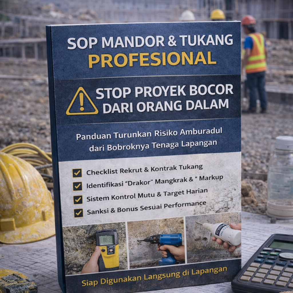 SOP Mandor & Tukang Profesional — Stop Proyek Bocor dari Orang Dalam
