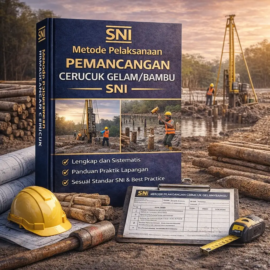 Metode Pelaksanaan Pemancangan Cerucuk Gelam/Bambu SNI