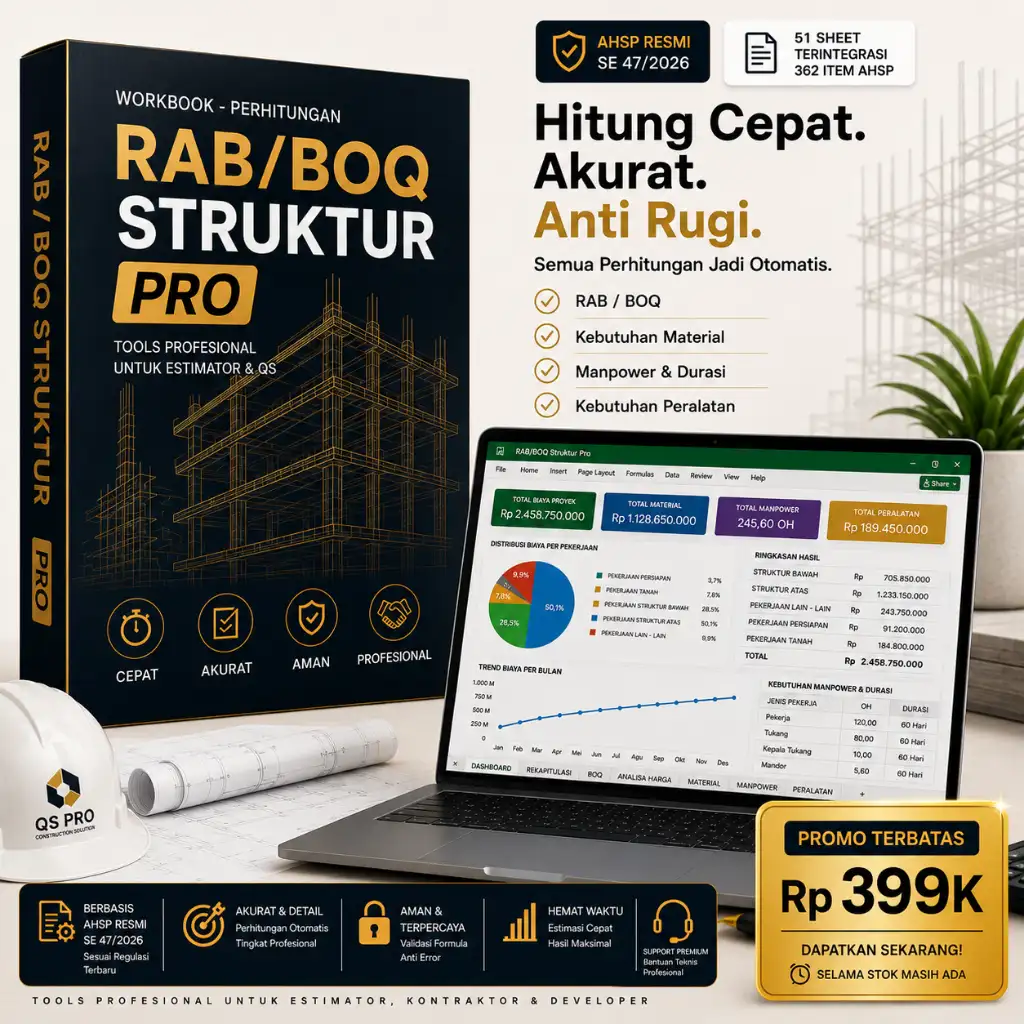 Workbook – Perhitungan RAB/BOQ Struktur