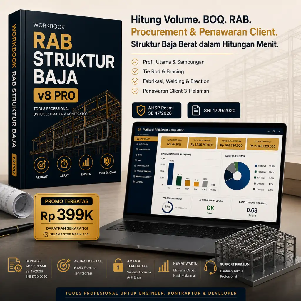 Workbook – RAB Struktur Baja