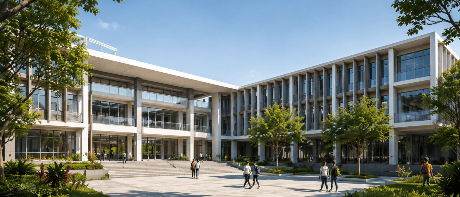 Proyek konstruksi sektor pendidikan — gedung kampus